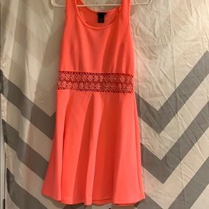 Coral dress